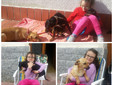 Lady, Sandy e Bimba in tenera compagnia