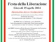 25 aprile, ecco le iniziative organizzate dal Comune di Sanremo in sinergia con L'Anpi
