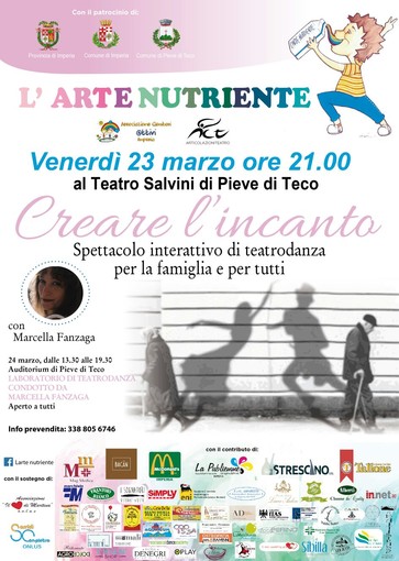 Pieve di Teco: venerdì al teatro Salvini il terzo appuntamento con l'Arte Nutriente