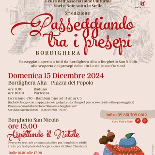 Bordighera, domenica Borghetto San Nicolò in festa con 'Passeggiando tra i presepi'