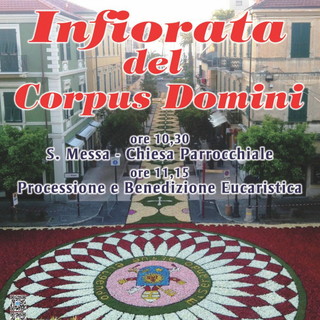 Diano Marina: domenica 22 giugno il tradizionale appuntamento in cui si mescolano fede e folklore, l'Infiorata del Corpus Domini, tra fede e promozione turistica