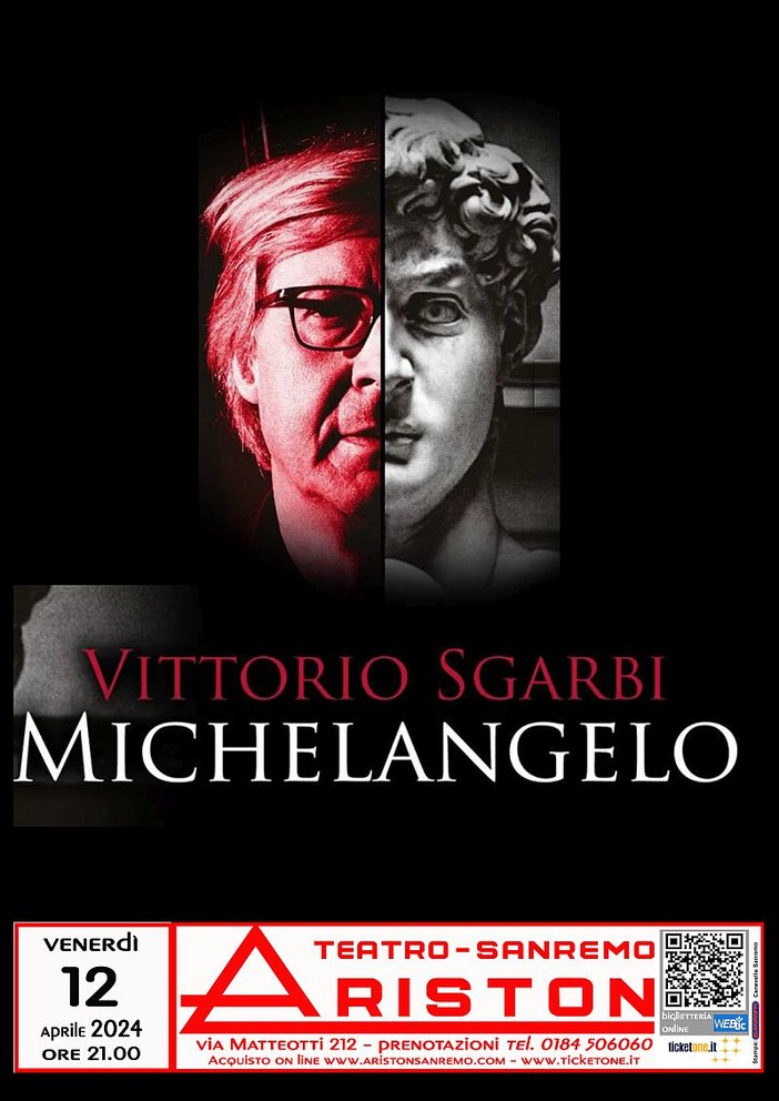 Sanremo, all'Ariston in arrivo gli spettacoli di Vittorio Sgarbi e Filippo Caccamo