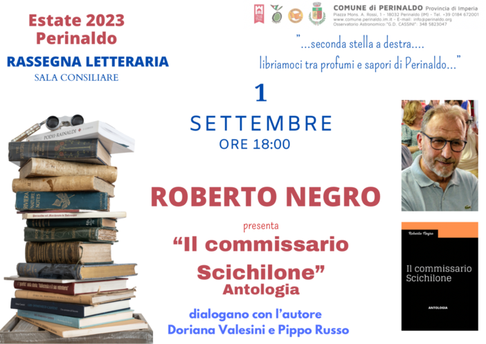 Venerdì 1° settembre, la saga del commissario Scichilone a Perinaldo