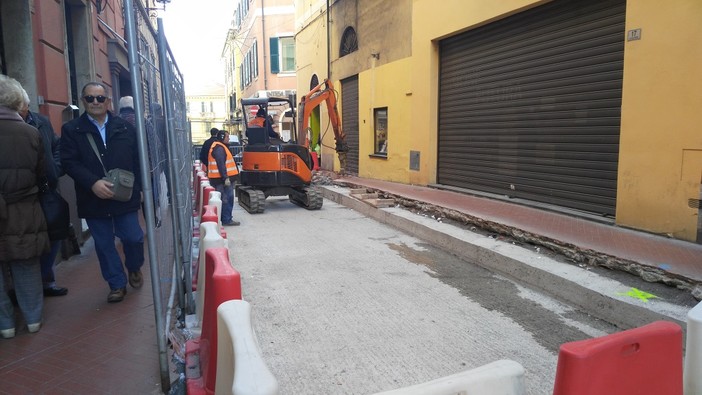 Imperia: potrebbe terminare entro fine febbraio la prima parte dei lavori di pedonalizzazione di via Cascione