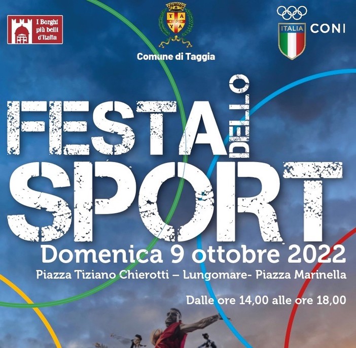 Taggia, un intero pomeriggio dedicato allo sport e alle associazioni del territorio