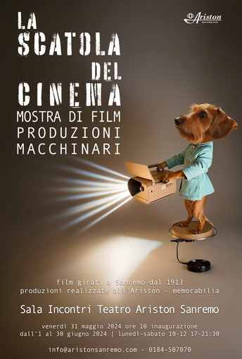 Mostra 'La Scatola del Cinema' al teatro Ariston di Sanremo