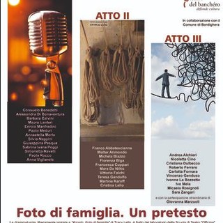 Tutto pronto per &quot;Foto di famiglia. Un pretesto&quot;, il saggio degli adulti del Banchéro