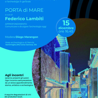 Ventimiglia, giovedì incontro Federico Lambiti con il suo originale romanzo “Porta di mare”