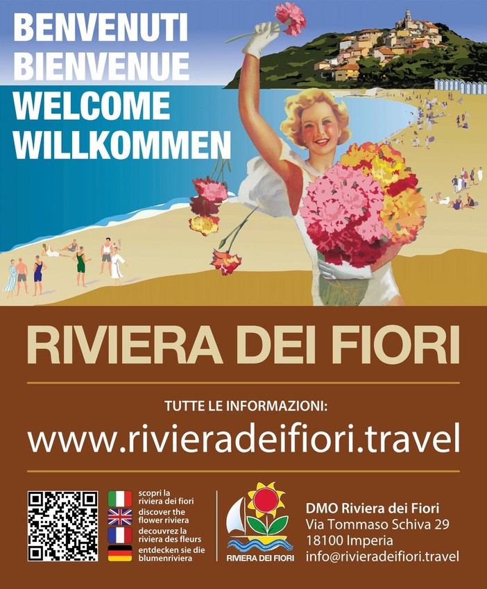 Turismo, consegnata ai comuni la nuova cartina della Riviera dei Fiori  e materiale promozionale