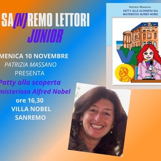 Patrizia Massano inaugura “San(n)remo Lettori Junior”: appuntamento domenica pomeriggio a Villa Nobel