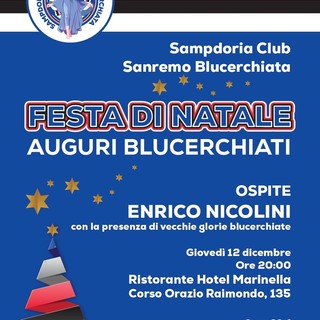 Sanremo: il 12 dicembre la festa degli 'Auguri Blucerchiati', i tifosi della Sampdoria si riuniscono al Marinella