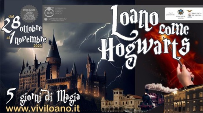 &quot;Loano come Hogwarts&quot;, cresce l'attesa per il più grande raduno d'Italia degli amanti di Harry Potter