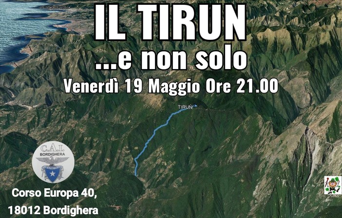 Bordighera: con il CAI alla scoperta del 'Tirun', venerdì il filmato dell'antica via