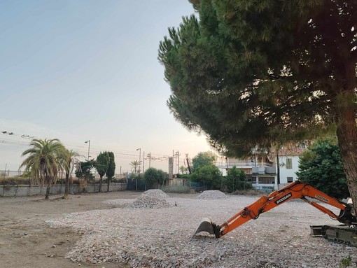 Bordighera, nuovo parcheggio in via Forlì. Laganà: &quot;Siamo pronti ad aprirlo venerdì&quot; (Foto)