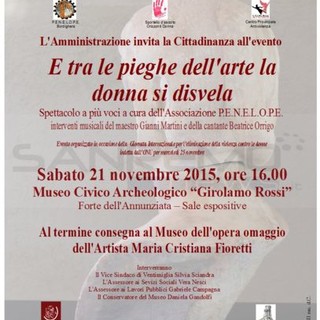 Ventimiglia: alle 16, al Museo 'Girolamo Rossi' spettacolo teatrale itinerante dedicato alle donne