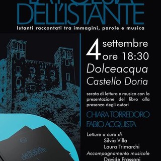 Dolceacqua: domani, presentazione libro di Poesia e Fotografia 'La Poesia dell’Istante' di Chiara Torredoro e Fabio Acquista