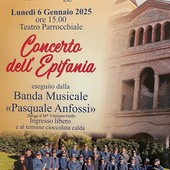 Arma di Taggia, il 6 gennaio concerto ella Banda 'Pasquale Anfossi'