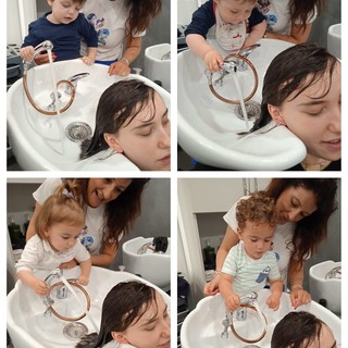 Taggia: ‘Parrucchieri per un giorno’ i bambini del nido ‘Le Bollicine’ a scuola di hair style (foto)