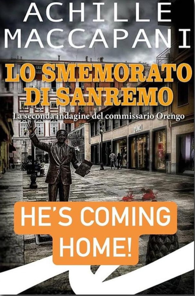 Castel Vittorio: sabato prossimo, presentazione del libro ‘Lo smemorato di Sanremo’ di Achille Maccapani