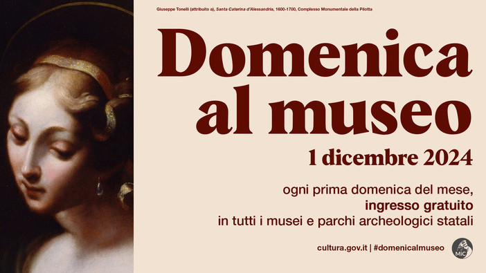 Il 1 dicembre si rinnova l’appuntamento con #domenicalmuseo: ecco i siti gratuiti nell'Imperiese