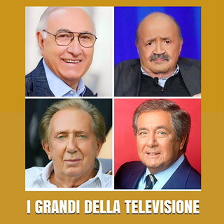 In occasione del Festival di Sanremo 2019, presentazione libro 'I Grandi della Televisione'