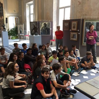 Sanremo: gli studenti della I B dell'Istituto Comprensivo Italo Calvino in visita al Museo di Palazzo Nota