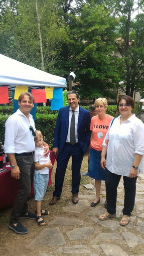 Fiera dell'Aglio di Vessalico, l'assessore regionale Marco Scajola &quot;Un grande evento che valorizza la nostra terra&quot;.