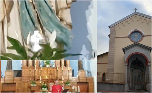 A Porto Maurizio si grida al miracolo: &quot;La croce pulsa di luce bianca&quot; (video)