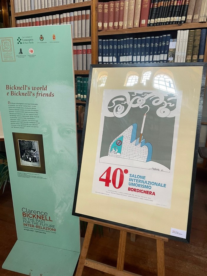 Ventimiglia, al Museo Bicknell i manifesti del Salone Internazionale dell'Umorismo 1947/2023