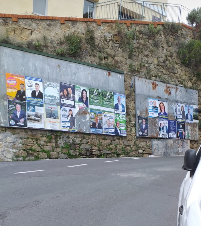 Sanremo: alla Costa, strappati i manifesti elettorali della lista civica 'Danieli Sindaco'