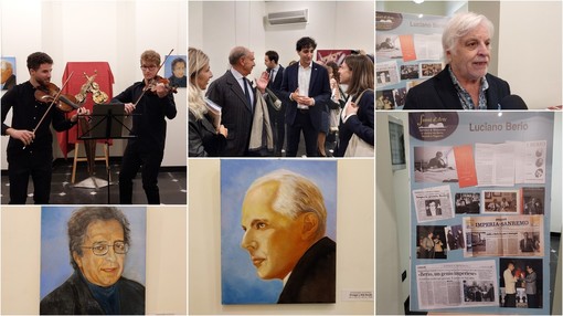 Galleria &quot;Il Rondò&quot;, inaugurata la mostra &quot;Suoni d'Arte&quot; in ricordo di Luciano Berio (foto)