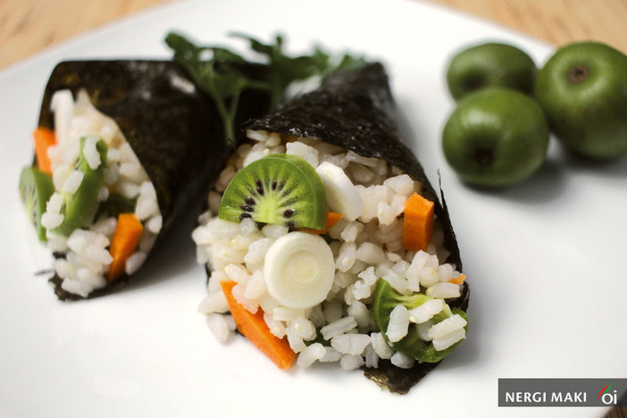 MercoledìVeg di Ortofruit: oggi prepariamo i deliziosi Nergi-Maki