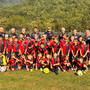 I bambini della Scuola Calcio dell'U.S.Dolceacqua all'8° Mini Camp al Centro Sportivo di Limone Piemonte