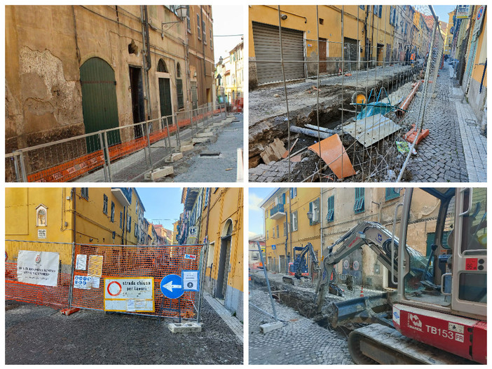 Imperia, restyling di via Mazzini, in dirittura d’arrivo i lavori sui sottoservizi: nelle prossime settimane via al rifacimento della pavimentazione