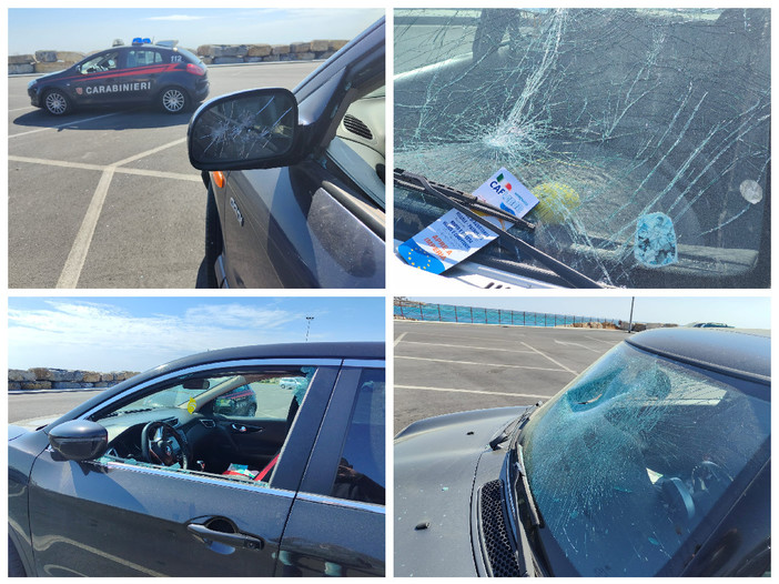 Imperia, città in mano ai vandali: danneggiate decine di auto in piazzale Cristino. L’assessore Gagliano: “Vigliaccheria gratuita, confido che gli autori vengano individuati e puniti” (foto)