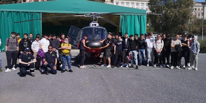 Imperia: a scuola di Protezione Civile, conclusa l'esperienza per i ragazzi del Marconi