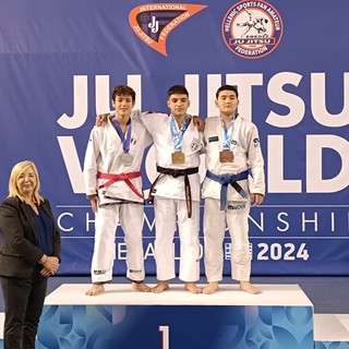 Mattia Salvi del Judo Club Sakura Arma di Taggia porta ancora una medaglia d'argento alla Nazionale Italiana