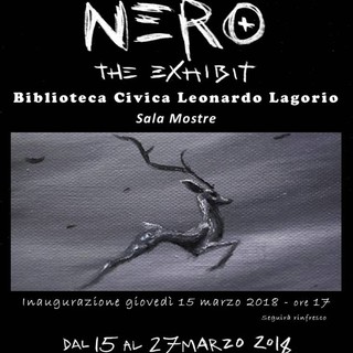 Imperia: giovedì alla biblioteca Lagorio inaugura la mostra &quot;Nero – The Exhibit&quot;