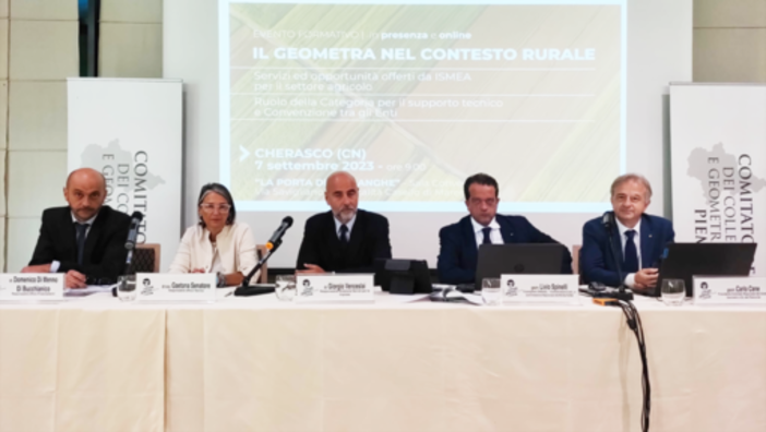 A Marene il convegno &quot;Il Geometra nel contesto rurale: servizi e opportunità offerti da ISMEA per il settore agricolo&quot; (FOTO E VIDEO)