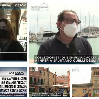 Imperia: una troupe di Canale 5 in città per parlare dei furbetti del bonus affitti (video)