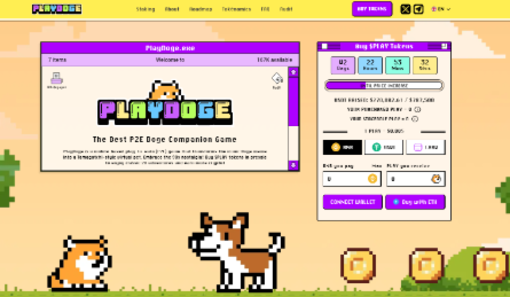 La nuova meme coin P2E PlayDoge è disponibile in prevendita