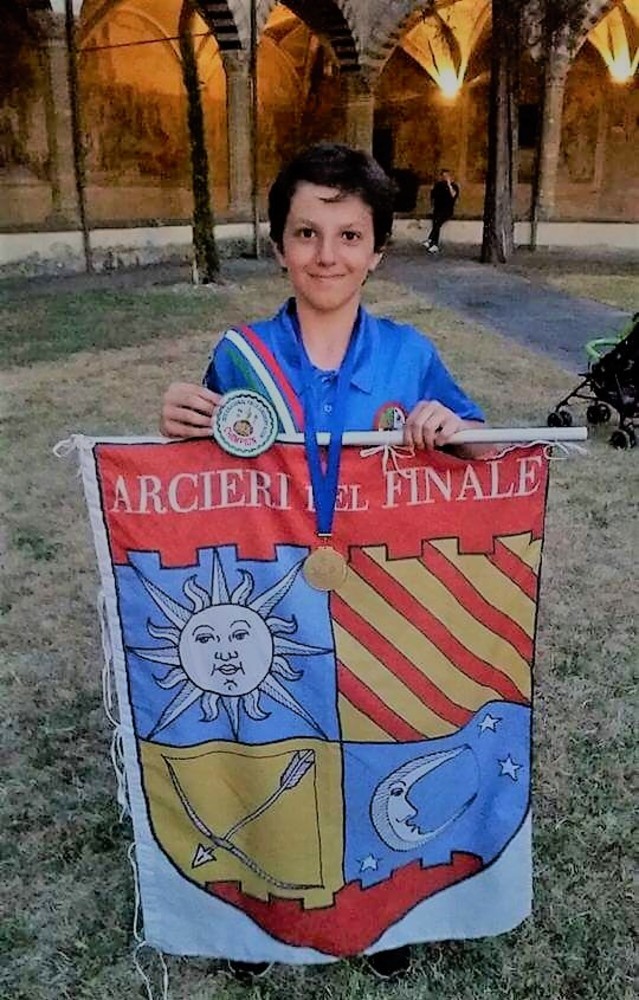 San Bartolomeo al Mare: tiro con l'arco, Morgan Nivino è Campione del Mondo categoria cuccioli