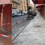 Ventimiglia, Di Muro: &quot;L'asfalto si adatta bene alle funzioni del marciapiede dal mercato coperto&quot; (Foto)