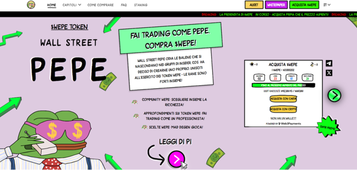 Dalle rane alle balene: come la prevendita del token $WEPE sta aiutando i trader di meme coin