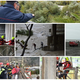 Ventimiglia: proseguono le ricerche del migrante disperso da questa mattina sul fiume Roja (Foto e Video)