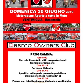 Ventimiglia: domenica motoraduno organizzato dal 'No Ducati No Party Club', il presidente &quot;E' un evento aperto a tutte le moto&quot;