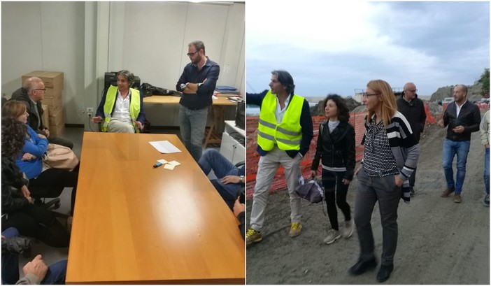 Ventimiglia: i consiglieri di maggioranza al cantiere del porto, Ioculano “Vorrei farlo visitare anche a qualche commerciante per fargli vedere come il progetto stia prendendo forma&quot;