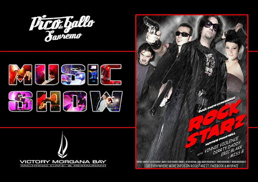 Sanremo: al Vivtory Morgana Bay stasera musica live con i Rockstarz