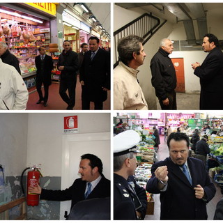 Sanremo: visita a sorpresa del Sindaco al Mercato Annonario, &quot;Tornerò venerdì prossimo&quot;