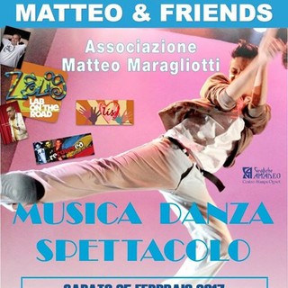 Imperia: sabato lo spettacolo &quot;Matteo &amp; Friends&quot;. Appuntamento alle 21 all'Auditorium della Camera di Commercio